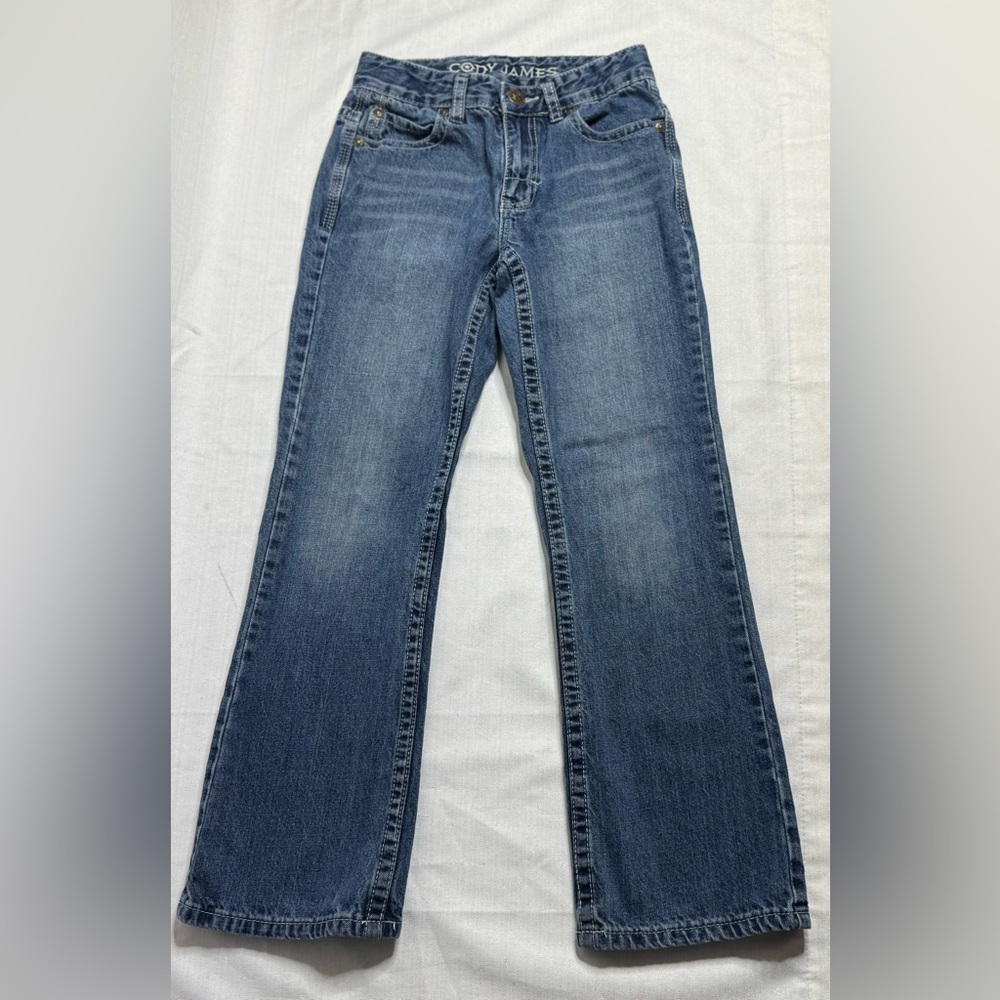 Cody James Boys Denim Jeans Bootcut Adjustable Waist Size W 12